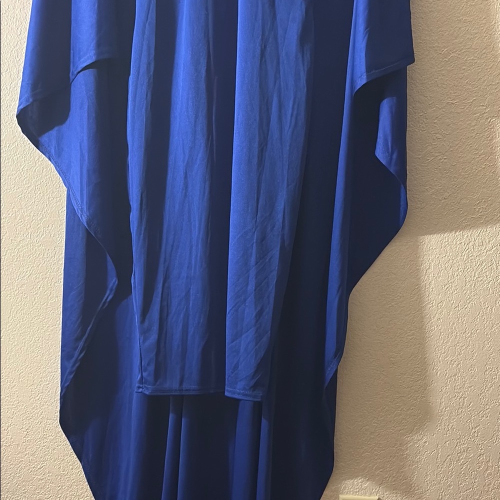 Elegant Blue Embellished Women's Top - Picture 7 of 11